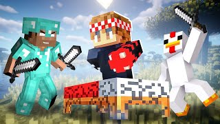 МОЙ ПЕРВЫЙ БЕДВАРС В MINECRAFT! Я В ШОКЕ ОТ СВОЕГО СКИЛЛА! САМАЯ ЭПИЧНАЯ БИТВА ЗА КРОВАТЬ!