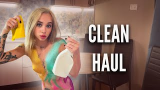 [4K Housewife] ❤️ Body art suit | How to clean table | Body art Haul | Try Haul