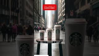 Starbucks cup sizes explained #thefactdocumentary #starbucks #coffee #fyp #education #usa