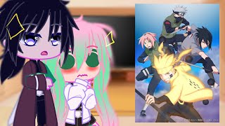 •Hashiras reaccionan a•(el equipo 7) (no ships)(gacha club)|gacha-akira&naruto