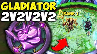 I HIT GLADIATOR RANK IN 2V2V2V2! (HIGHEST RANK POSSIBLE)