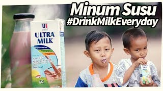 #DrinkMilkEveryday | Little kids drink milk