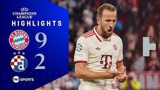 Harry Kane Smashes Rooney's Champions League Record! ⚽ | Bayern 9-2 Dinamo Zagreb | Highlights