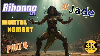 KI - AI generated Rihanna as Jade in Mortal Kombat Part 4