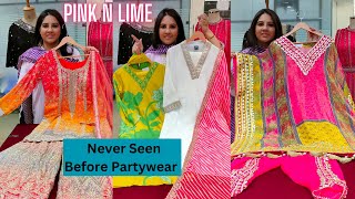 Never seen before Partywear - Irresistible Designer wear | Pink n Lime ||