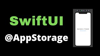 AppStorage property wrapper in SwiftUI #appstorageinswiftui #swiftui #ios