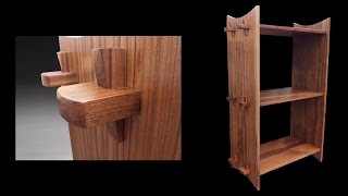 Building a Bookshelf Using a Wedged Through Tenon - Woodworking