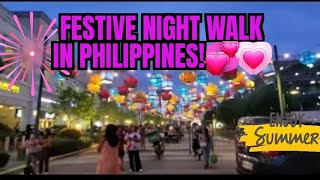 Twilight Vibes at Festive Walk! Mega World in Iloilo Philippines