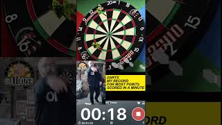 Darts - My Record For Most Points Scored In A Minute