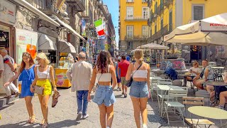 Naples, Italy 🇮🇹 - July 2024 - 4K 60fps HDR Walking Tour