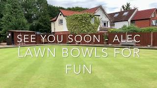 Lawn Bowls For Fun 4 - A typical bowling green.