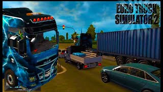 Texting while driving || Euro Truck Simulator 2 Gameplay