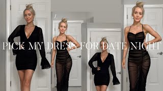 PICK MY DRESS FOR DATE NIGHT