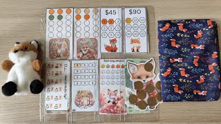 Savings Challenge Randomizer | Flamingos | Foxes | September Cash Stuffing