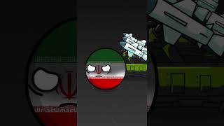 Iran vs isreal #countryballs #history