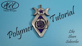 Polymer Clay Abstract Goddess Pendant Tutorial