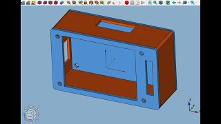 FreeCAD.#81. Корпус для дисплея Makerbase MKS TFT24