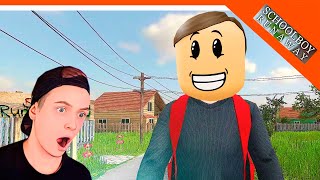 🔥 СКУЛБОЙ РАНЕВЕЙ В РОБЛОКС 😈 SchoolBoy Runaway ROBLOX КРУТОЙ ПАПА РЕАКЦИЯ