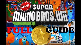 NEWER Super Mario Bros Wii Starcoin Guide (Worlds 4, 5, and 6)