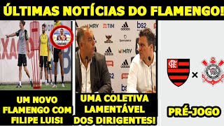 LAMENTÁVEL A COLETIVA DOS DIRIGENTES DO FLA!  UM NOVO FLA COM FILIPE LUIS! PRÉ JOGO!