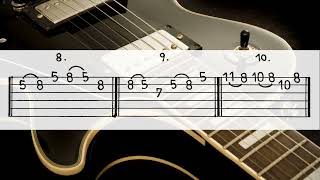 #2 Licks de Rock para Guitarra Eléctrica. Guitar Tabs.