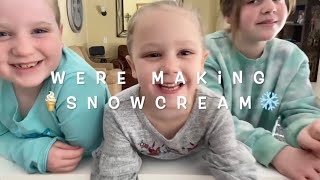 Making Snowcream