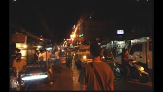 SAN FERNANDO-MACARTHUR HIGHWAY TO BARANGAY MINING AT NIGHT