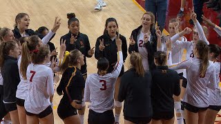 Recap: USC women's volleyball battles Arizona to win in five