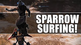 "DESTINY GLITCHES" - Sparrow Surfing / Skateboarding Glitch on Destiny Gameplay (Destiny Gameplay)