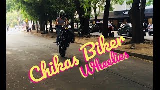 Chicas biker caballitos en La Condesa