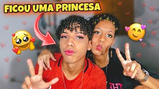 MAQUIANDO ELE! *FICOU UMA PRINCESA* KKKKKKJ