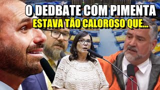 SENSACIONAL! O DEBATE COM PIMENTA ESTAVA TÃO CALOROSO QUE A PRESIDENTE TEVE QUE INTERROMPER