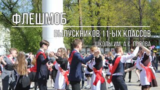 Флешмоб выпускников 11-ых классов школы им. А.С. Попова