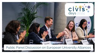 Public Panel Discussion on European Universities alliances