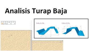 Analisis Stabilitas Turap/sheet pile baja (Non-Linear Analysis without Seepage) [PART 1] #ASMR