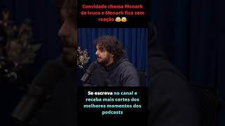 convidado chama Monark de louco e Monark fica sem reação flow podcast😱😱😱 +um corte podcast#shorts