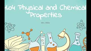 1 04 Physical and Chemical Properties & Phase Diagrams