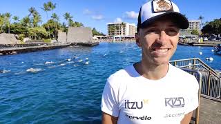 Kenneth Vandendriessche houdt goed gevoel over aan Ho'Ala training swim in Kona