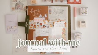 Journal with me; with some purchases from KoaraTeaCare haul