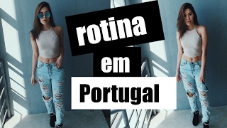 MINHA ROTINA MORANDO EM PORTUGAL