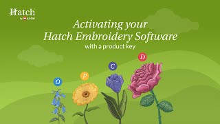 How to activate Hatch Embroidery 3 with a product activation key