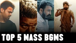 Top 5 Mass Bgm 2019 Rewind Kgf Saaho Bigil  Lucifer Kabir Singh