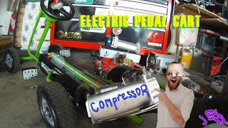 electric pedal cart part 1- modified compressor motor