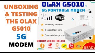 UNBOXING & TESTING THE OLAX G5010 5G MODEM ON UNIFI, UMOBILE, DIGI, XOX & YES / Jason JS @ja5onjs