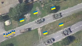 The moment Russia ambushes tanks, raises white flag - Ukraine surrenders