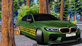 ОПЕРСКАЯ ЕЗДА В GTA 5 - ЛОПНУЛО КОЛЕСО НА BMW M5 CS И ЗАНЕСЛО В ДЕРЕВО! ПОПАЛ В СТРАШНОЕ ДТП! 🌊ВОТЕР