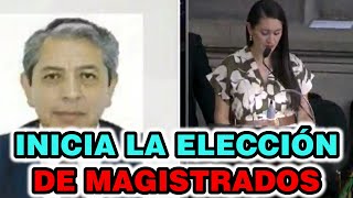 INICIA LA ELECCIÓN DE MAGISTRADOS DE CORTES EN EL CONGRESO DE GUATEMALA