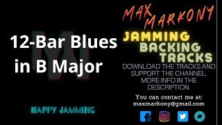 12-Bar Blues in B Major - Jamming Backing Track