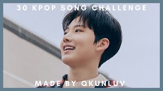 30 kpop song challenge | made by qkunluv