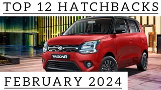 Top Selling Hatchbacks In February 2024 ! India ! Car Guruji